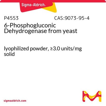 6-磷酸葡糖酸脱氢酶 来源于酵母 lyophilized powder, &#8805;3.0&#160;units/mg solid