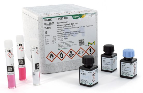 Nitrogen (total) Cell Test photometric, 10-150&#160;mg/L (N), Spectroquant&#174;