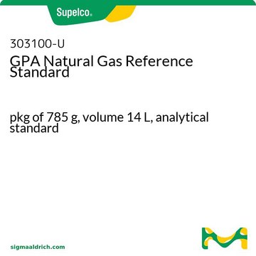 GPA 天然气标准品 pkg of 785&#160;g, volume 14&#160;L, analytical standard