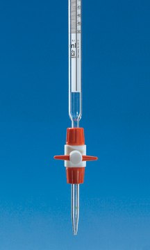 BRAND&#174; compact SILBERBRAND burette, with PTFE stopcock volume 50&#160;mL