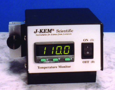 J-KEM&#174; digital temperature monitor thermocouple type, T, temp. range -200-250 °C