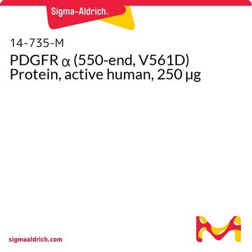 PDGFR &#945; (550-end, V561D) Protein, active human, 250 µg