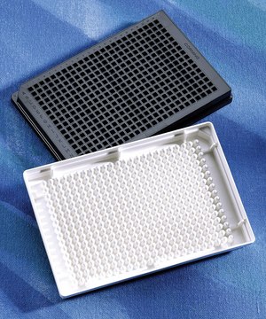 Corning&#174; 384 well microplate, low volume surface treatment, Non-binding Surface, white polystyrene, U-bottom, non-sterile, lid: no, U-bottom (white), pack of 10