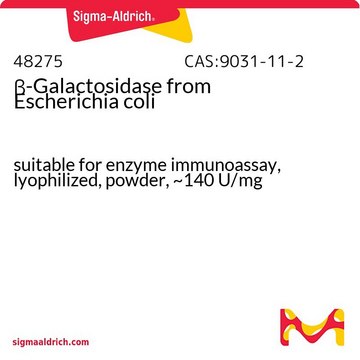 &#946;-Galactosidase from Escherichia coli suitable for enzyme immunoassay, lyophilized, powder, ~140&#160;U/mg