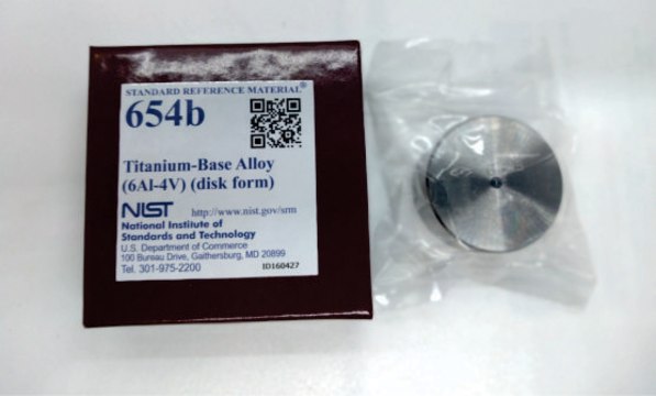 Titanium alloy NIST&#174; SRM&#174; 654b, Al-V