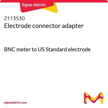 Electrode connector adapter BNC meter to US Standard electrode