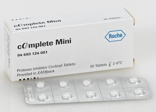 cOmplete&#8482; Mini蛋白酶抑制剂混合物 Tablets provided in EASYpacks