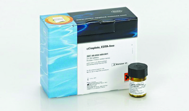 不含EDTA的cOmplete&#8482;蛋白酶抑制剂混合物 Tablets provided in glass vials