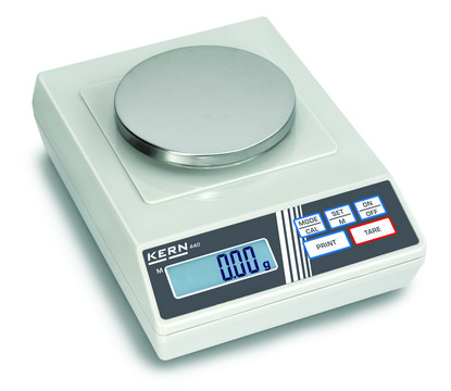 Kern 440 series Toploader balances Kern 440-35A+963-127, weighing capacity 600&#160;g, DKD Calibration Certificate included