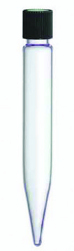 KIMBLE&#174; centrifuge tube with screw-top finish, conical bottom clear glass, capacity (50&#160;mL), without cap, non-sterile