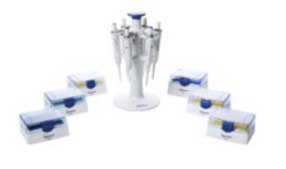 Eppendorf® Reference 2 Pipettes with Carousel and epT.I.P.S.® includes 6 pipettes, 0.1-  2.5 / 0.5- 10 / 2 - 20 / 10 - 100/ 20 - 200 / 100 - 1,000 μL