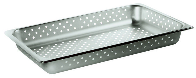 Stainless Steel Perforated Instrument Tray 1/2 Size, capacity 2&#160;L