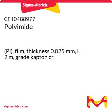 Polyimide (PI), film, thickness 0.025&#160;mm, L 2&#160;m, grade kapton cr