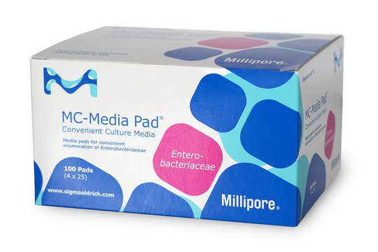 MC-Media Pad&#174; selective for bacteria, Detection of Enterobacteriaceae, pkg of 4 × 25&#160;pieces