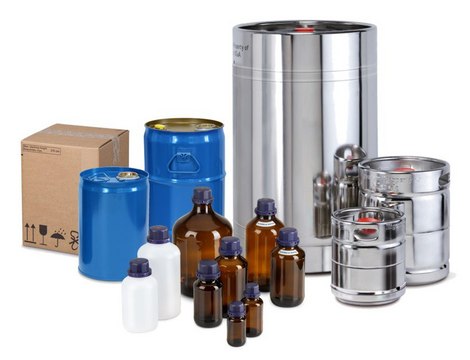 Glass bottles 2.5 l S 40 cap (in approved UN transport box)