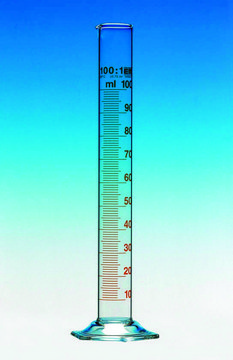 Hirschmann&#174; measuring cylinders, Class B volume 5000&#160;mL, accuracy: 37.5&#160;mL, amber graduations