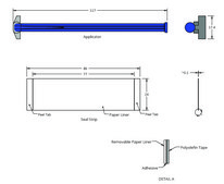 Grace Bio-Labs FlexWell™ SealStrips™ 24 mm x 77 mm seal area, non-sterile