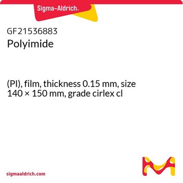 Polyimide (PI), film, thickness 0.15&#160;mm, size 140 × 150&#160;mm, grade cirlex cl