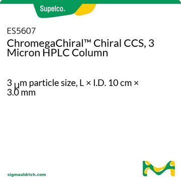 ChromegaChiral&#8482; Chiral CCS, 3 Micron HPLC Column 3&#160;&#956;m particle size, L × I.D. 10&#160;cm × 3.0&#160;mm