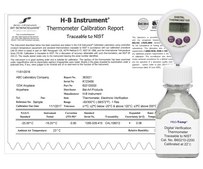 SP Bel-Art® H-B Frio-Temp® Calibrated Electronic Verification Lollipop Stem Thermometer temp. range at 0-70 °C, 22°C Ambient Calibration, bottle volume 60 mL , with glass beads