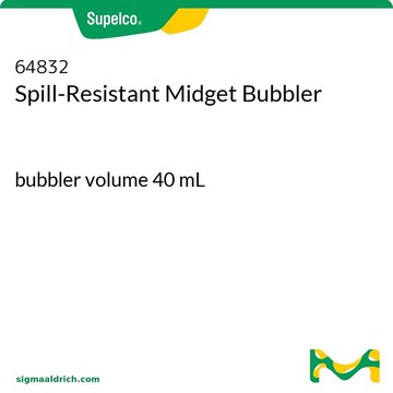 Spill-Resistant Midget Bubbler bubbler volume 40&#160;mL