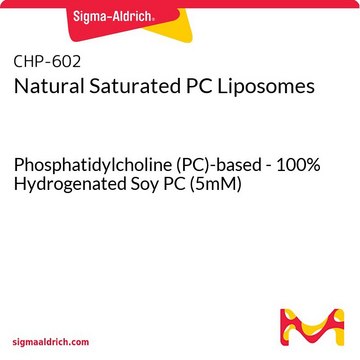 Natural Saturated PC Liposomes Phosphatidylcholine (PC)-based - 100% Hydrogenated Soy PC (5mM)