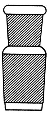 Quickfit&#174; Reduction Adapters top female joint: ST/NS 34/35, bottom male joint: ST/NS 50/42