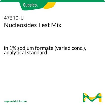 HPLC 核苷类测试混标 in 1% sodium formate (varied conc.), analytical standard