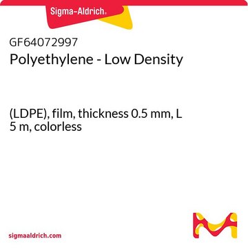 Polyethylene - Low Density (LDPE), film, thickness 0.5&#160;mm, L 5&#160;m, colorless