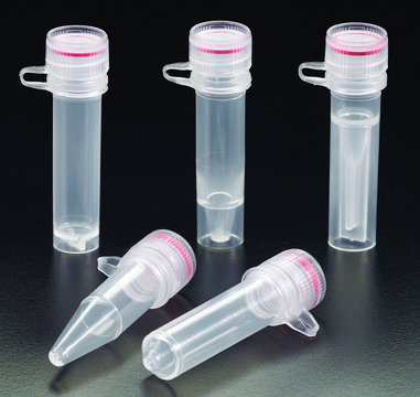 Freezing vials, sterile capacity 0.5&#160;mL, skirted bottom