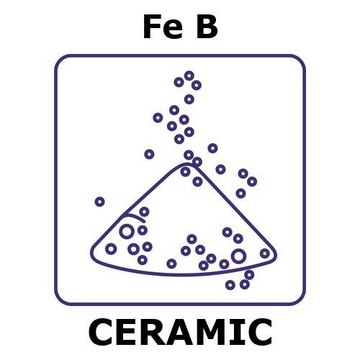 Iron boride powder, max. particle size 500 micron, weight 20&#160;g
