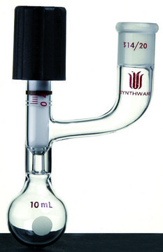 Synthware&#8482; storage flask with standard taper side arm capacity 500&#160;mL, joint: ST/NS 24/40, valve size 0-8&#160;mm