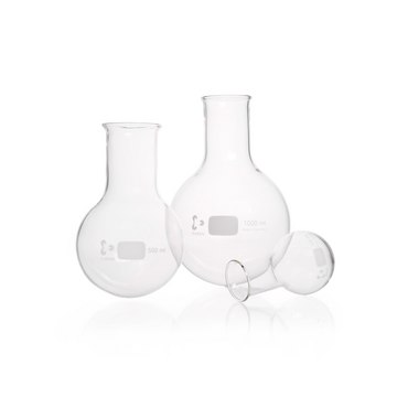 Duran&#174; Round Bottom Flask wide neck, WITH BEADED RIM