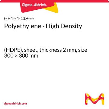 Polyethylene - High Density (HDPE), sheet, thickness 2&#160;mm, size 300 × 300&#160;mm