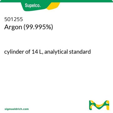 氩 (99.995%) cylinder of 14&#160;L, analytical standard