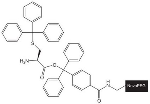 H-Cys(Trt)-Trityl NovaPEG resin Novabiochem&#174;