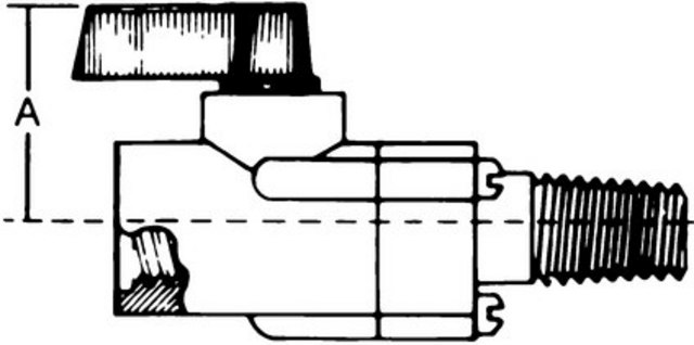 插装式外壳球阀PL-1 1/4 in.，聚甲醛NPTM/NPTF Accessories for filter holders for sample preparation.