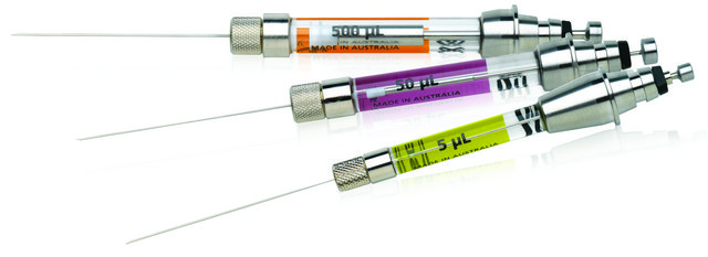 SGE Syringes for eVol&#174; XCHANGE&#174; Analytical Syringe Digital Drive volume 20-500&#160;&#956;L, needle size 23 ga, needle L × O.D. × I.D. 50&#160;mm × 0.63&#160;mm × 0.32&#160;mm, bevel tip stainless steel needle, pkg of 1&#160;ea