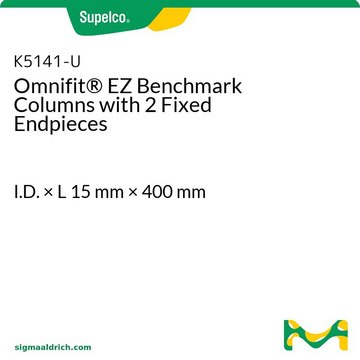 Omnifit&#174; EZ Benchmark Columns with 2 Fixed Endpieces I.D. × L 15&#160;mm × 400&#160;mm