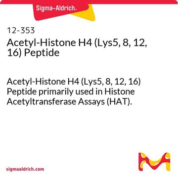 Acetyl-Histone H4 (Lys5, 8, 12, 16) Peptide Acetyl-Histone H4 (Lys5, 8, 12, 16) Peptide primarily used in Histone Acetyltransferase Assays (HAT).