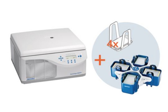 Eppendorf&#174; Pharma Package Centrifuge 5920 R G refrigerated, with S-4x1000 rotor, incl. plate/tube bucket and plate carrier, AC/DC input 230 V, 50 - 60 Hz, UK plug