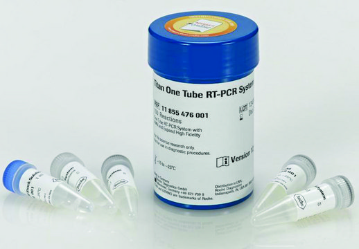 Titan One Tube RT-PCR System sufficient for 100&#160;reactions, kit of 1 (4 components), suitable for RT-PCR, hotstart: no