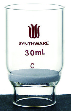 Synthware&#8482; Gooch low form crucible 30 mL, frit O.D. 30&#160;mm, porosity: coarse