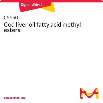 Cod liver oil fatty acid methyl esters