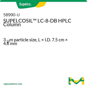 SUPELCOSIL&#8482; LC-8-DB HPLC 色谱柱 3&#160;&#956;m particle size, L × I.D. 7.5&#160;cm × 4.6&#160;mm