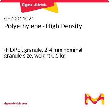 Polyethylene - High Density (HDPE), granule, 2-4&#160;mm nominal granule size, weight 0.5&#160;kg