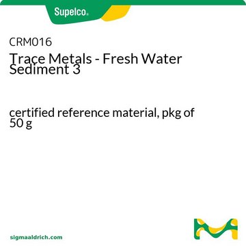 Trace Metals - Fresh Water Sediment 3 certified reference material, pkg of 50&#160;g