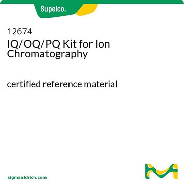 离子色谱用IQ/OQ/PQ标准液校准套装 certified reference material