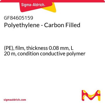 Polyethylene - Carbon Filled (PE), film, thickness 0.08&#160;mm, L 20&#160;m, condition conductive polymer