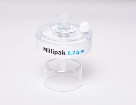 Millipak&#174; 0.22 &#956;m过滤装置 0.22 &#956;m membrane filter for particulate and bacteria-free water at the point of dispense for the Milli-Q&#174; IQ, IX and EQ 7 series water purification systems.